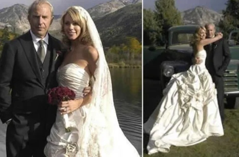 Husband-wife duo Kevin Costner and Christine Baumgartner's wedding